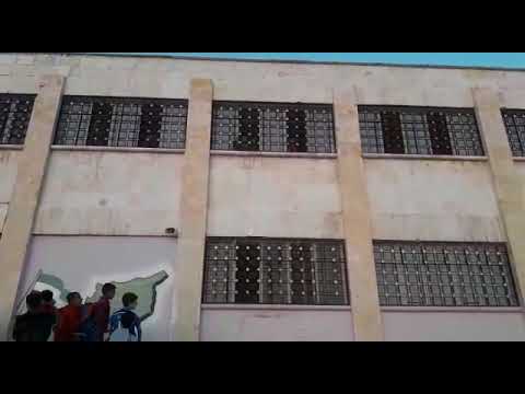 الحريق في مدرسة زاهر شرقاط