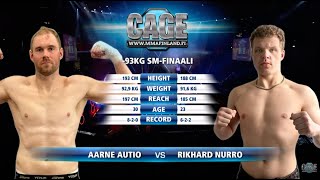 CAGE 66: SM-Finaaliottelu Autio vs. Nurro