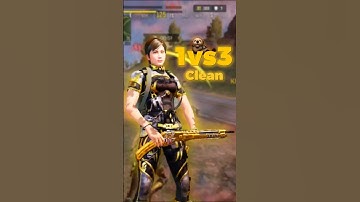 1vs3 Clean 🦦 | CODM #shorts