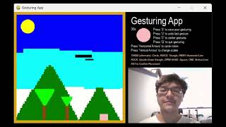 HackTheArts Hackathon Project Gesturing App Demo