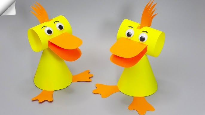 How To Make Moving Paper Duck Toy For Kids / Nursery Craft Ideas / Paper  Craft Easy / KIDS crafts - video Dailymotion