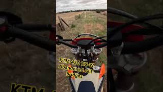 KTM 450 abandoned railway bridges #gopro #ktm #enduro #singletrack #adventure #endurox #dirtbiking