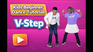 Kids Dance Tutorial | Easy V-Step Dance Lesson #hiphip #jazzdance #brainbreak