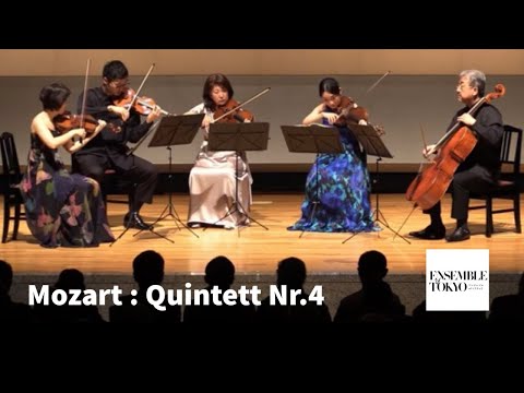 Mozart : Quintett Nr.4 g-moll für 2 Violinen, 2 Violen und Violoncello KV516