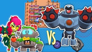 Brawlers vs Robo Boss🤖  #brawlstars#supercell #gaming