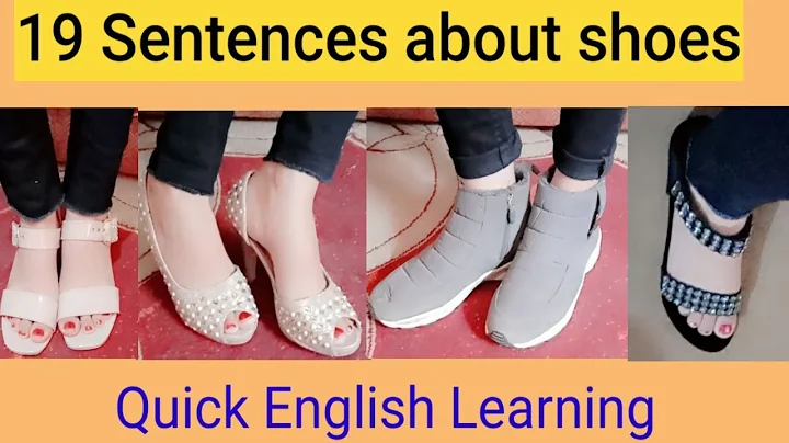 My shoe collection with daily use sentences, quick and easy learning - DayDayNews