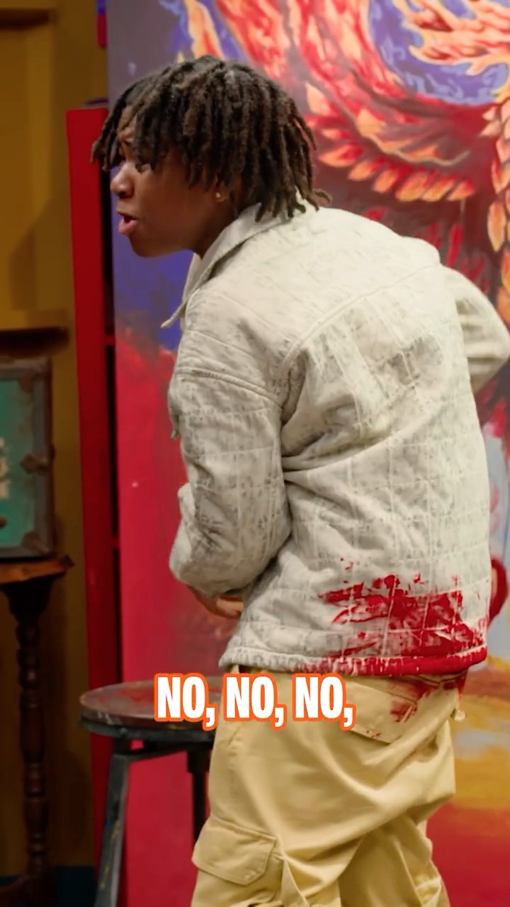 Dylan DESTROYS a painting | Young Dylan #Shorts