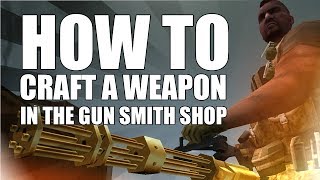 How to craft a weapon in WarRock's Gun Smith Shop