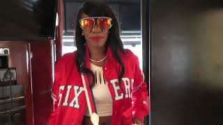 Ericka King pulls up on Shirley Strawberry's husband Ernest (Ernesto) Williams