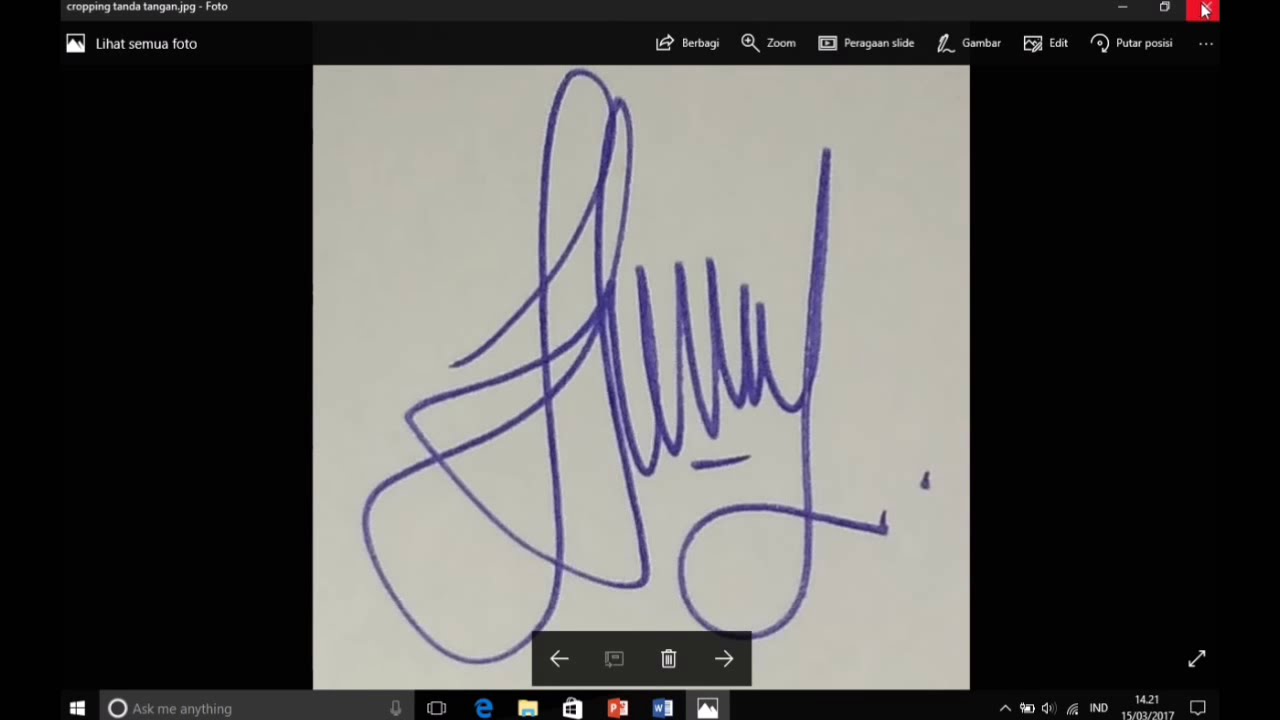 Cara Buat Tanda Tangan Digital Di Ms Word Youtube