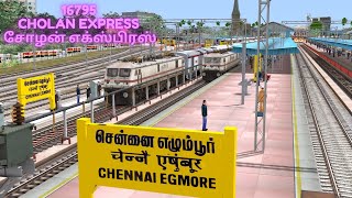 16795 Cholan Express | Chennai Egmore to Tiruchirappalli | Rail Works | TS 2022 | NTG GAMING screenshot 5