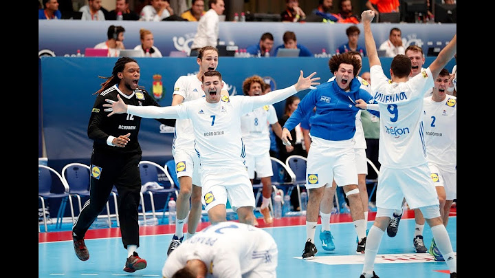 France are through to the 2019 IHF Men's Junior World Championship final! | IHFtv