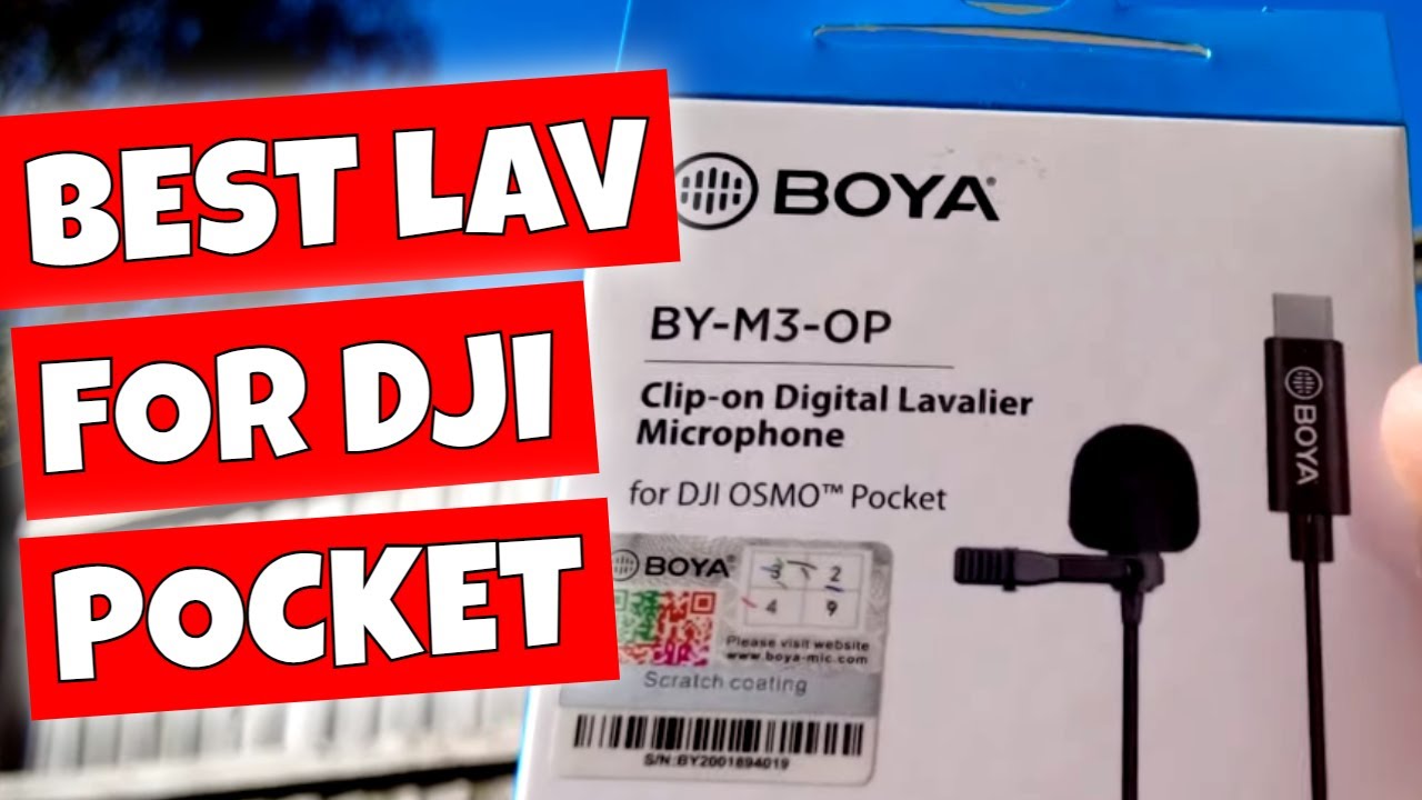 Lavalier Mic f DJI Osmo Pocket