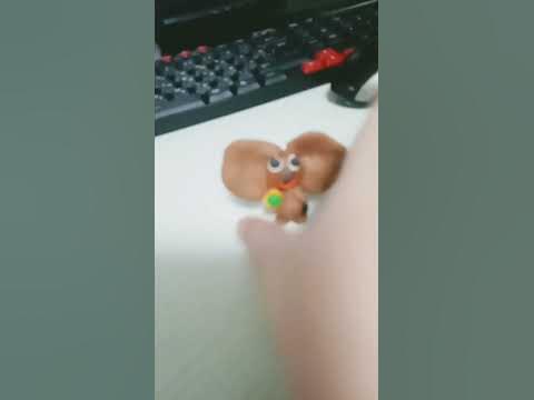 чебурашка из пластилина - YouTube