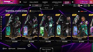 Apex Legends Shop UPDATE - Temporal Chaos Store - Weekly Recolor Rotation