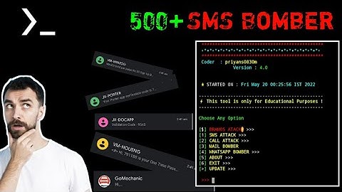SMS Bombing With Termux