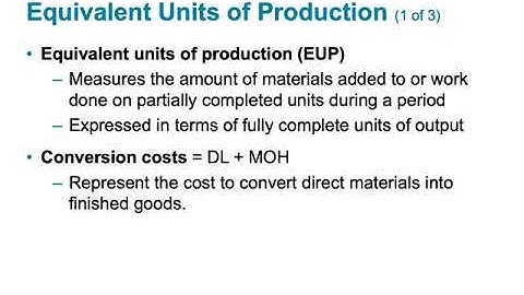 Chapter 3•Process Costing•LO2•Jaye Simpson