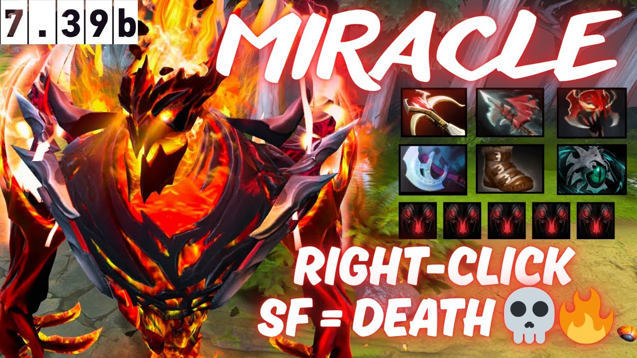 SHADOW FIEND CARRY GUIDE – MIRACLE'S 7.39b DOMINANCE