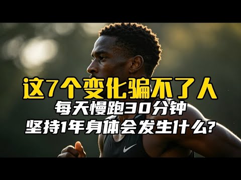 每天慢跑30分钟，坚持1年身体会发生什么？这7个变化骗不了人。