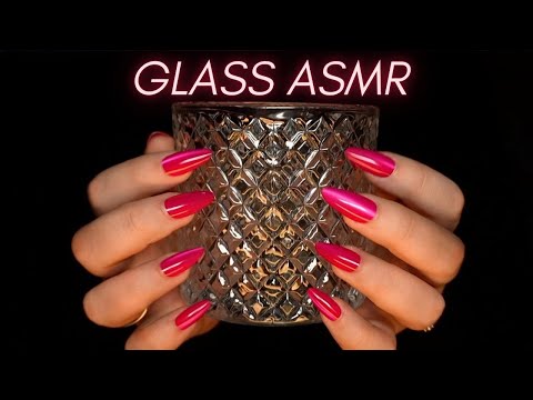 ASMR Addictive Glass Triggers For Sleep (No Talking) Tapping & Scratching