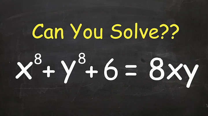 A Diophantine Equation! | Cracking Math Olympiads