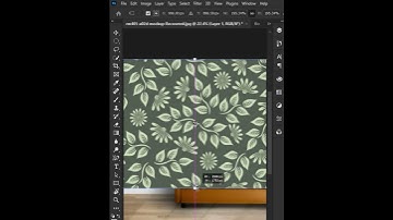 Place pattern on wall | Photoshop Tutorial shorts