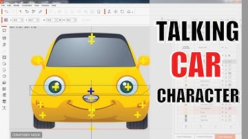 How to make a talking car character in CTA 3 & cartoon animator 4 software