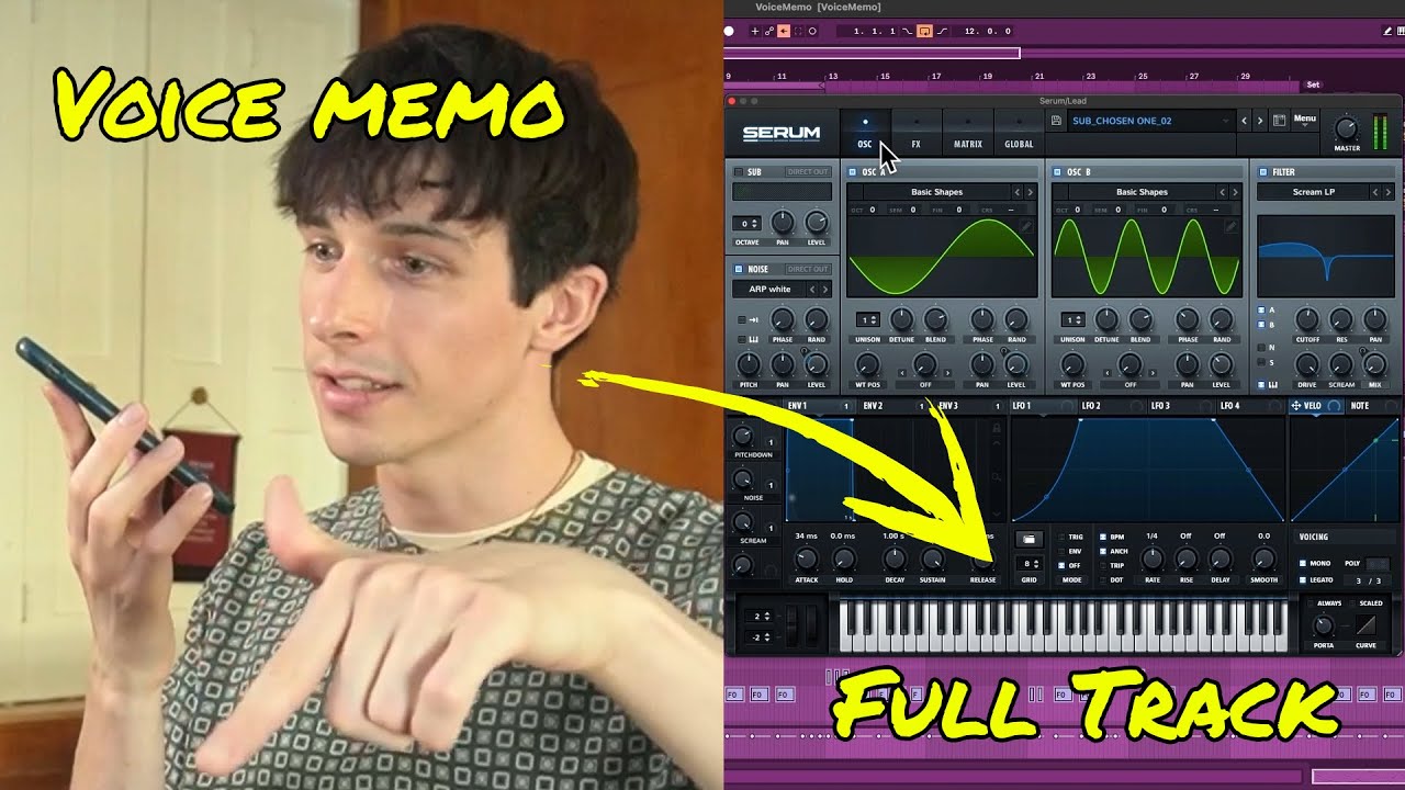 I Turned A Voice Memo Into A Full Track YouTube I Turned A Voice Memo Into A Full Track YouTube