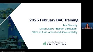 2025 February DAC Training - Test Security