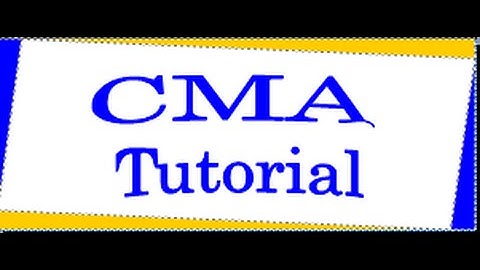 MATRIX GSREIN Creating a CMA