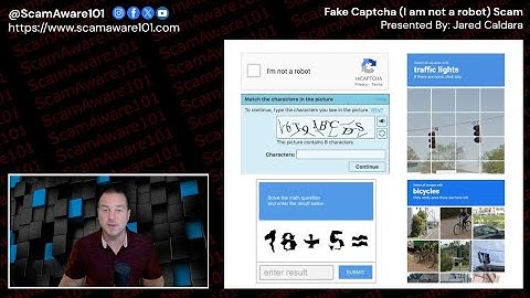 Fake Captcha Scam (I am not a robot) | Internet Scamming