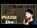 BAND-MAID / Puzzle (Live) REACTION | Metal Musician Reacts