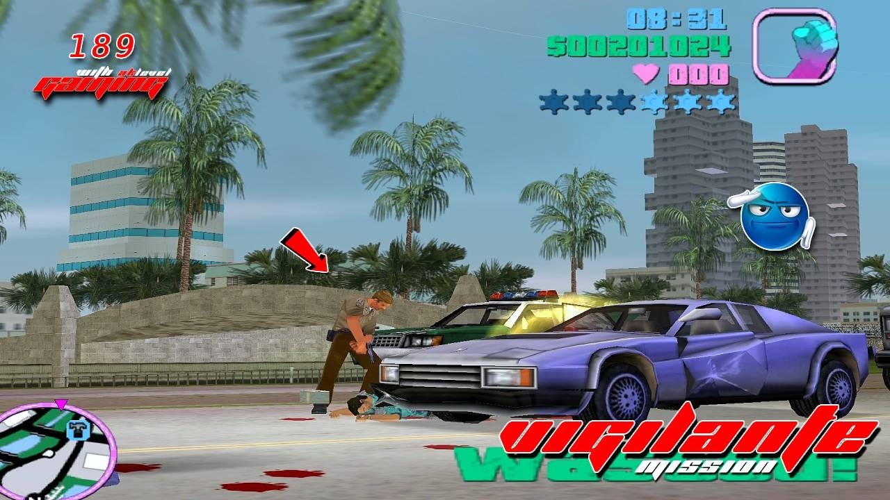 🔥 UNCONTROLLABLE Mission Chaos! 😱 |Vigilante Mission GTA Vice City Episode 189 | Gaming with Aklevel