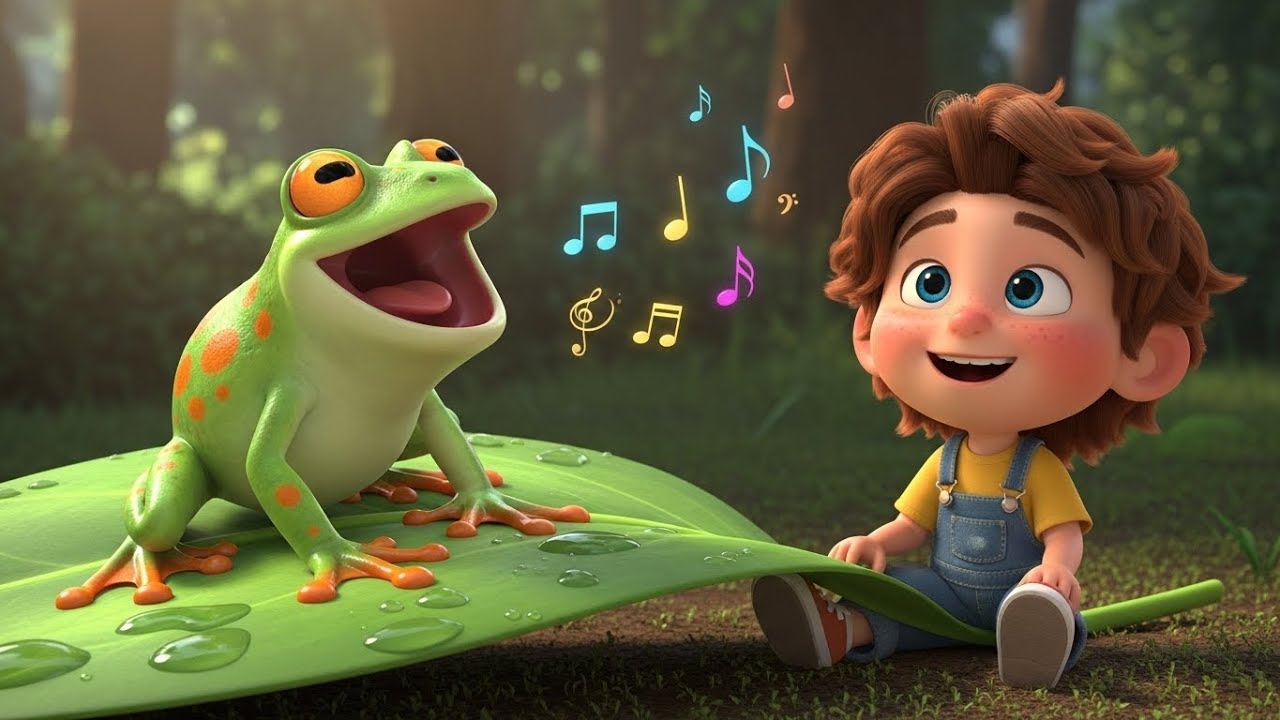 The Frog Who Loved Rainy Days 🐸🌧️ Fun Nature Story Song | Kids Storytime Nursery Rhyme