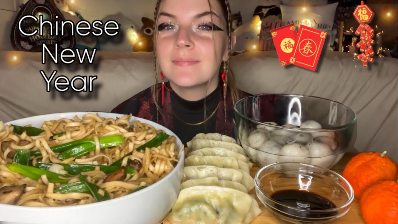 Китайский мукбанг! (Веганский) С Новым годом!