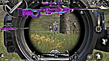 Fast sniping with AWM = 35 KILLS in BGMI •BGMI And pubg gameplay