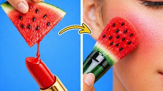 Girly Beauty Hacks 💄Tricks That Are PURE GENIUS by 123 GO! LIKE