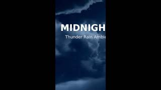🌩️ MIDNIGHT STORM LIVE • Rain & Thunder for Deep Sleep, Focus & Relaxation | 4K Aerial