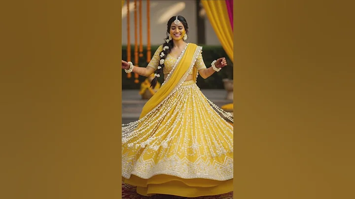 Haldi outfits ideas for bride 😘🤩😍😍#youtube #youtubeshorts