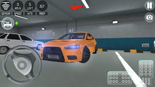 5th Wheel Car parking 3D #1: Mitsubishi Lancer Ex Android IOS Gameplay screenshot 2