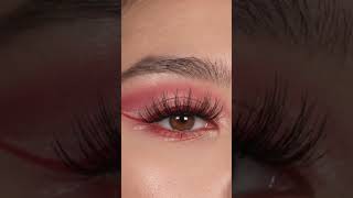 🔥 Burgundy Sunset Winged Eye Makeup Look | Bold Glam Eyes ✨