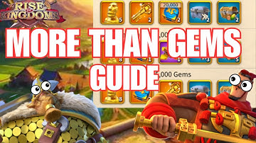 Rise of Kingdoms: More Than Gems (MTG) 2025 | Best Spending Guide & Walkthrough