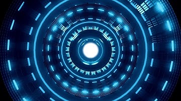 4K Abstract Sci-Fi Tunnel VJ Motion Background || Neon Light Tunnel Free VJ Loops || 4K VJ Loops