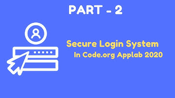 Creating A Top Class Login System in Code.Org Applab Part - 2