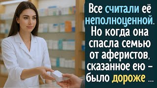 видео: Её считали неполноценной. Но когда она спасала семью от аферистов, её слово оказалось дороже золота! картинка: Её считали неполноценной. Но когда она спасала семью от аферистов, её слово оказалось дороже золота!