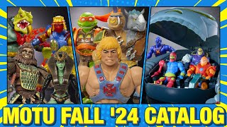 Masters of the Universe Cartoon Origins Masterverse TMNT Mattel 2024 Fall Catalog Rundown