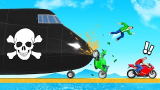 MEGA PLANE SABOTAGER vs Jelly & Slogo In GTA 5! (1v1)