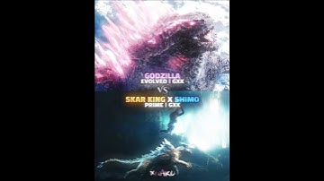 Godzilla (GXK) vs. Skar King x Shimo (GXK) #godzillaxkongthenewempire #monsterverse