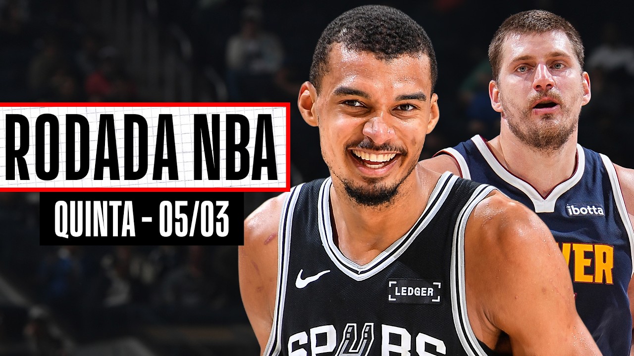 WEMBANYAMA é MONSTRUOSO contra os PISTONS; JOKIC destrói vs DONCIC - Rodada NBA 05/03