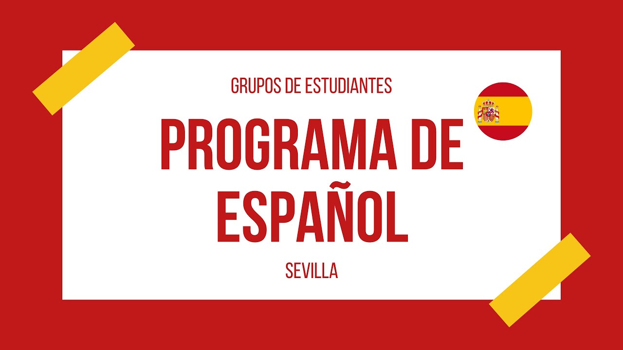 Programa de Español para grupos de estudiantes - YouTube